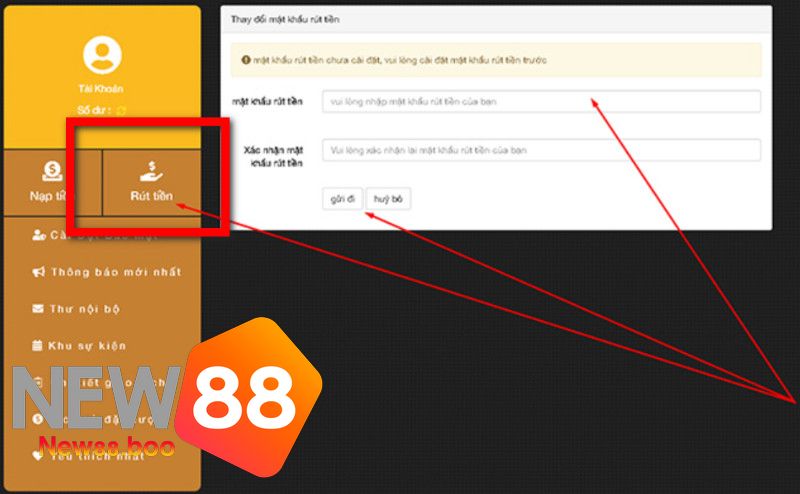 An Toàn Rút Tiền Từ New88 Về Ngân Hàng Địa Phương